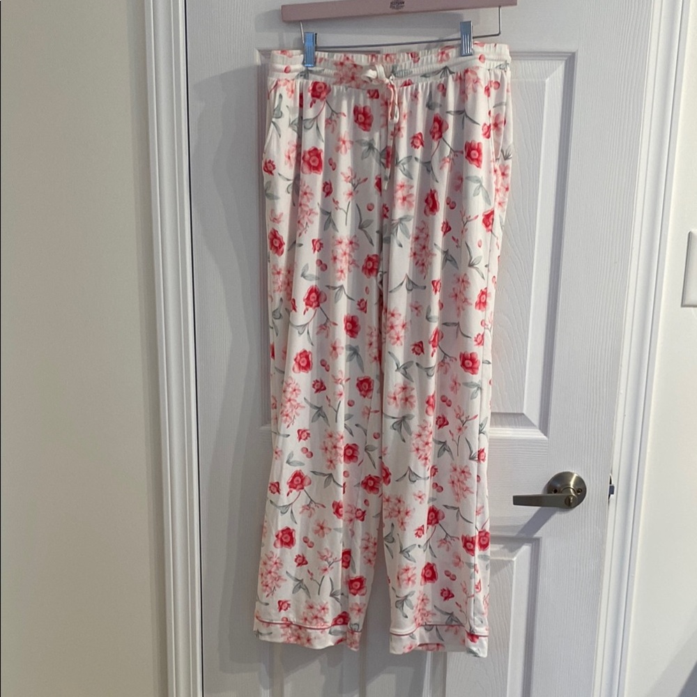 Floral Print Pajama Pants